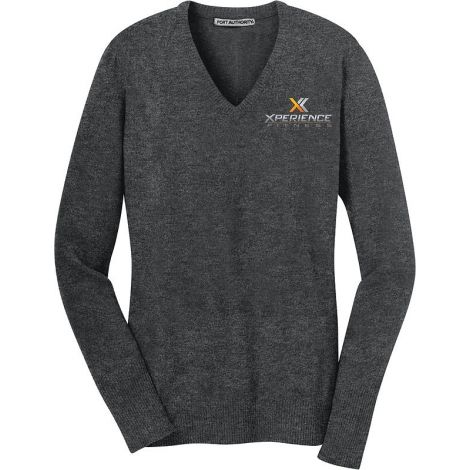 20-LSW285, X-Small, Charcoal Heather, Xperience Fitness (full Color).